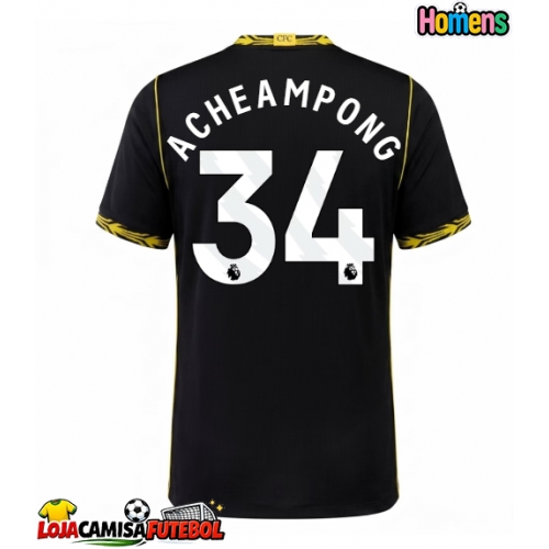 Camisa de Futebol Chelsea Josh Acheampong #34 Equipamento Secundário 2026-27 Manga Curta